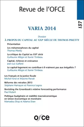 Couverture du produit · VARIA 2014