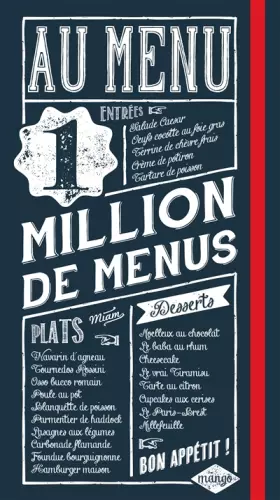 Couverture du produit · AU MENU...PLUS D'1 MILLION DE MENUS !