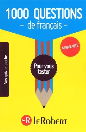 Couverture du produit · 1000 QUESTIONS DE FRANCAIS