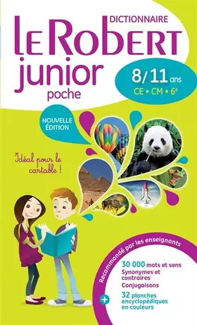 Couverture du produit · Le Robert Junior Poche