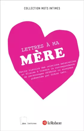 Couverture du produit · Lettres à ma mère