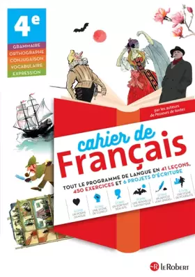 Couverture du produit · Cahier de français 4e