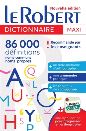 Couverture du produit · Le Robert Maxi langue française