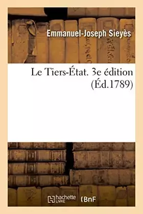 Couverture du produit · Le Tiers-État. 3e édition