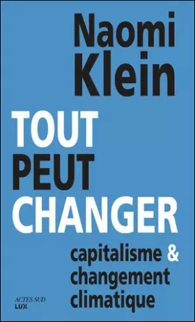 Couverture du produit · Tout peut changer