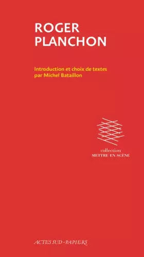 Couverture du produit · Roger Planchon