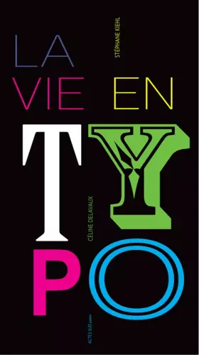 Couverture du produit · La vie en typo