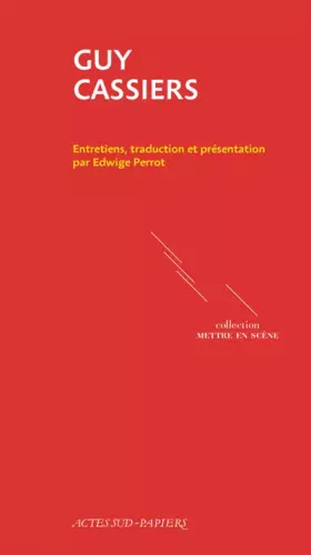 Couverture du produit · Guy Cassiers