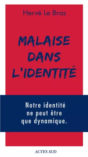 Couverture du produit · Malaise dans l'identité