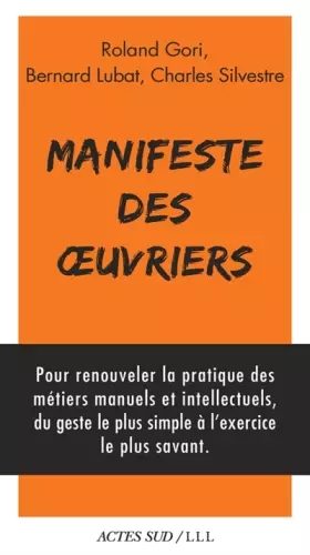 Couverture du produit · Manifeste des oeuvriers