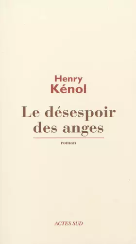 Couverture du produit · Le désespoir des anges