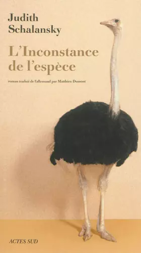 Couverture du produit · L'Inconstance de l'espèce