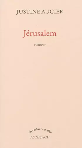 Couverture du produit · Jérusalem