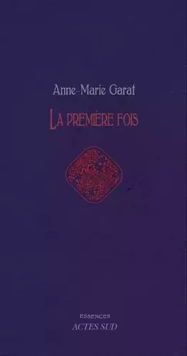 Couverture du produit · La première fois