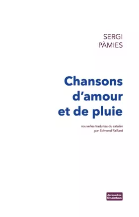 Couverture du produit · Chansons d'amour et de pluie