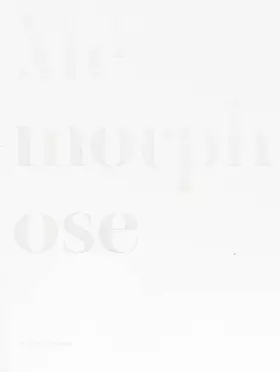 Couverture du produit · Métamorphose