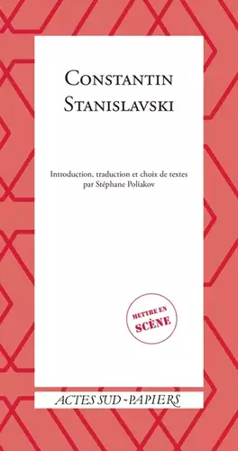 Couverture du produit · Constantin Stanislavski