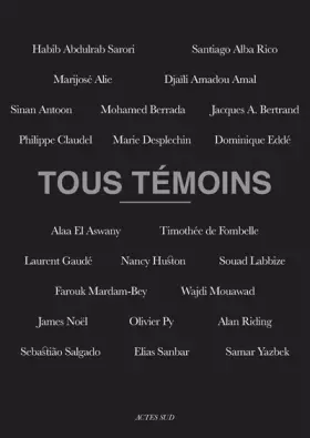Couverture du produit · Tous témoins