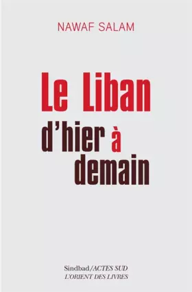 Couverture du produit · Le Liban d'hier à demain