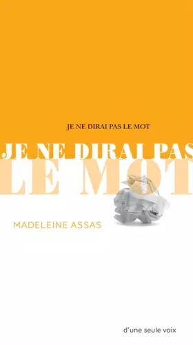 Couverture du produit · Je ne dirai pas le mot