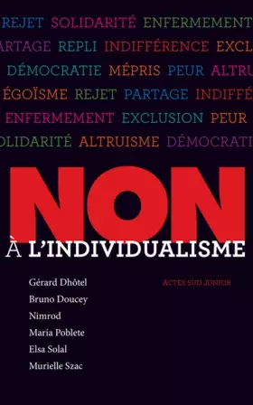 Couverture du produit · Non à l'individualisme
