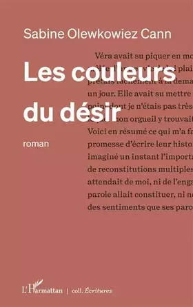 Couverture du produit · Les couleurs du désir