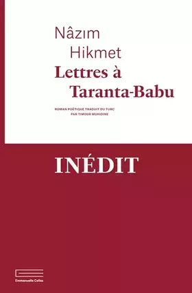 Couverture du produit · Lettres à Taranta Babu
