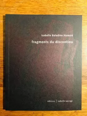 Couverture du produit · Fragments du discontinu