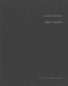 Couverture du produit · Lieu l'autre