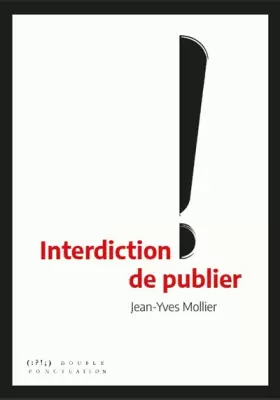 Couverture du produit · Interdiction de publier !