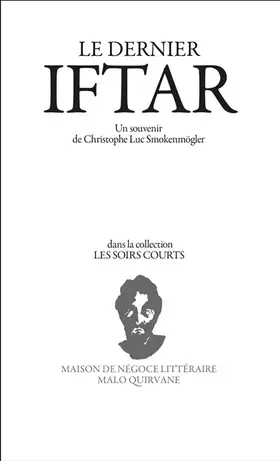 Couverture du produit · Le dernier iftar