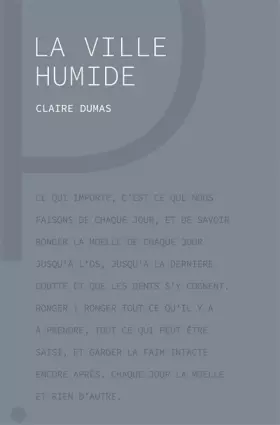 Couverture du produit · La ville humide