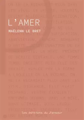 Couverture du produit · L'amer