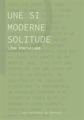Couverture du produit · Une si moderne solitude