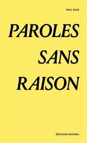 Couverture du produit · Paroles sans raison