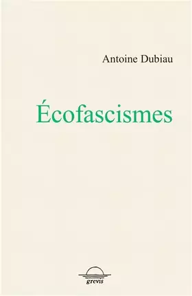 Couverture du produit · Ecofascismes