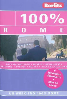 Couverture du produit · 100 % Rome, Guide de voyage