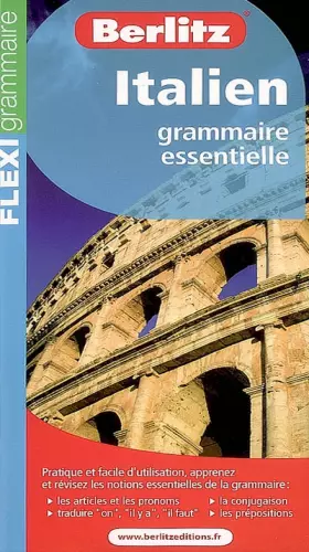Couverture du produit · Italien : Grammaire essentielle