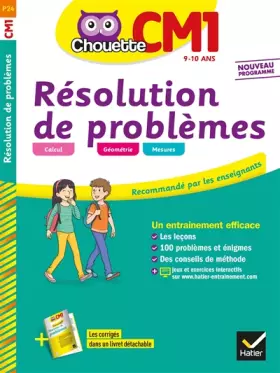 Couverture du produit · Résolution de problèmes CM1