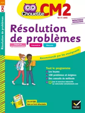 Couverture du produit · Résolution de problèmes CM2