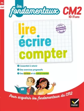 Couverture du produit · lire, écrire, compter CM2