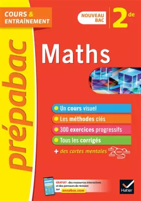 Couverture du produit · Prépabac Maths 2de: nouveau programme de Seconde