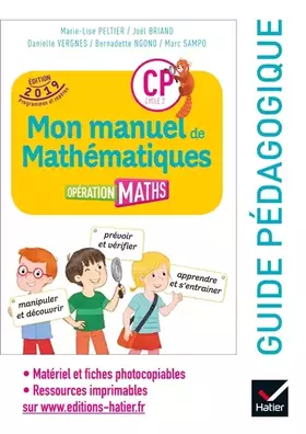 Couverture du produit · Opération Maths CP Éd.2019 - Guide pédagogique