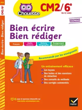 Couverture du produit · Bien écrire, bien rédiger CM2/6e