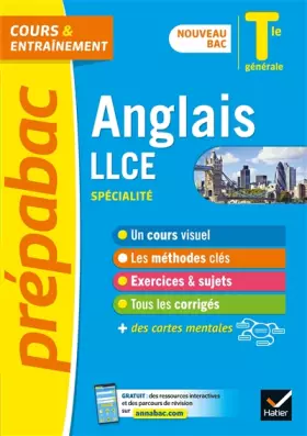 Couverture du produit · Prépabac Anglais LLCE Tle générale (spécialité) - Bac 2023: nouveau programme de Terminale