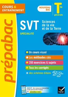 Couverture du produit · Prépabac SVT Tle générale (spécialité) - Bac 2023: nouveau programme de Terminale