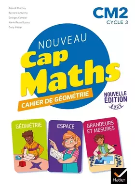Couverture du produit · Cap Maths CM2 Éd. 2021 - Cahier de Géométrie-Mesure