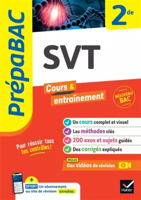 Couverture du produit · Prépabac - SVT 2de: cours, méthodes & entraînement (programme de Seconde)