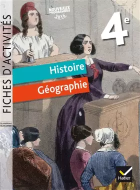 Couverture du produit · Fiches d'activités - Histoire-Géographie 4e Éd. 2017