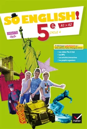 Couverture du produit · So English! - Anglais 5e Éd. 2017 - Livre élève